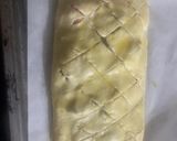 Foto del passaggio 5 della ricetta Focaccia farcita con prosciutto e funghi