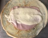 Une image de l'étape 3 de Crêpes jambon béchamel / Ficelle picarde.