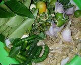 Foto langkah ke 1 dari resep Asam teri (kareng teu phep) khas Aceh.