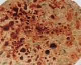 A picture of step 4 of Methi parantha.