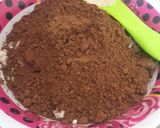 Foto langkah ke 3 dari resep Cake kacang coklat keto.
