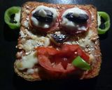 A picture of step 7 of Monster face pizza.