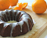 Foto del paso 5 de la receta: Bizcocho de chocolate y naranja con glaseado de yogur