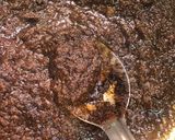 A picture of step 3 of Nagpur style Sauji chicken curry.