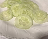 Foto del paso 1 de la receta: Ensalada - Carpaccio de pepino, higos y ricotta