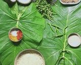 अळूवडी (alu wadi recipe in marathi) रेसिपी स्टेप 2 फोटो 