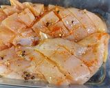 Hình bước làm 1 của món Salad ức gà