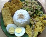Foto langkah ke 14 dari resep Sego gudangan atau nasi gudangan.