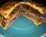 A picture of step 4 of Double Cheese Burger.