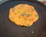 A picture of step 3 of Tasty healthy nutritious Sattu powder high protein Chilla.