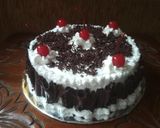 Foto langkah ke 11 dari resep Black Fores "Birthday"Cake Ekonomis.