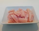 Foto del passaggio 1 della ricetta Pepite di pollo con maionese al basilico