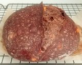 Foto langkah ke 25 dari resep Orange Peel Choco Sourdough Bread 82% (Open Bake Method).