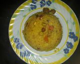 A picture of step 3 of Vegetable biryani.