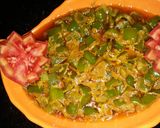 A picture of step 6 of Malai Shimla Mirch.