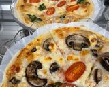 A picture of step 7 of Sourdough Pizza.