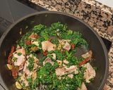 Foto del paso 1 de la receta: Tortilla de jamón cocido, espinacas y ricota