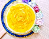 Hình bước làm 4 của món Bánh phô mai đào | No bake Peach cheesecake