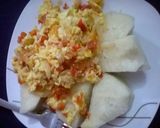 A picture of step 5 of Boiled Yam & Egg Sauce.