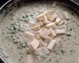 A picture of step 3 of Methi Matar Paneer.