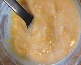 A picture of step 7 of Butternut squash pancakes with butternut yogurt sauce.