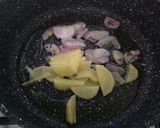 A picture of step 2 of Gnocchi with Romanesco Broccoli Cream and Carrot Chips.
