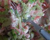 A picture of step 3 of Chipotle pasta Salad.