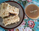 Foto langkah ke 3 dari resep Roti Jala Saus Kinca Durian.