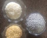 A picture of step 1 of Bajra ki khichadi.
