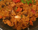 Foto del paso 4 de la receta: Arroz con pollo, verduras y champiñones