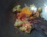 A picture of step 2 of Gram flour pan pizza.