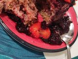 Mug cake de chocolate 🍫 y fresa 🍓