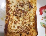 A picture of step 3 of No egg french toast.