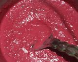 A picture of step 1 of Beetroot Chilla.