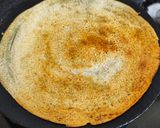 A picture of step 4 of Kambu Dosa/Pearl Millet Dosa.