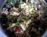A picture of step 4 of Coriander chutney for rice.