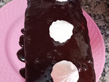 Budín de vainilla con baño de chocolate 🍫🤤