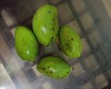 A picture of step 1 of Masala mirchi.