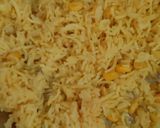 A picture of step 1 of Starters by left over Rice.