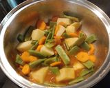 Foto del paso 2 de la receta Alubias con verduras