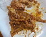 Une image de l'étape 1 de Les chaussons de chawarma au poulet.