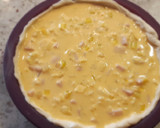 Foto del paso 5 de la receta: Quiche de puerros, jamón y queso de cabra