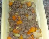 A picture of step 4 of Hachis Parmentier.