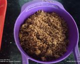 A picture of step 1 of Oats jaggery cake.