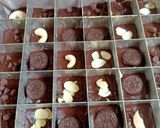 Foto langkah ke 7 dari resep Fudgy and Shiny Brownies Milo Panggang sekat.