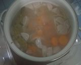 Foto langkah ke 3 dari resep Bening bayam brambang salam.