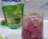 Foto langkah ke 3 dari resep Buah Naga Kocok Matcha Soda.