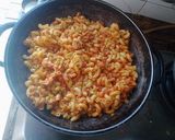 A picture of step 6 of Chicken vegetable macaroni.