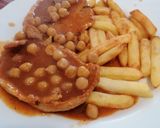 Foto del paso 3 de la receta: 25.Lomo adobado con picada y garbanzos