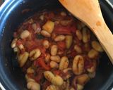 Gnocchi in Tomaten-Gemüsesauce mit Wildlachs Rezeptschritt 4 Foto
